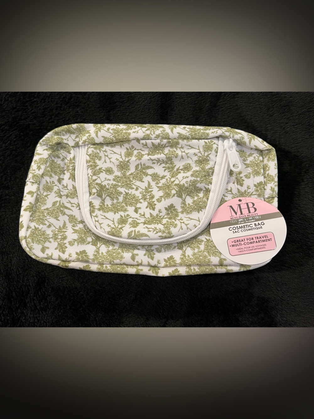 MHB Floral Cosmetics Bag